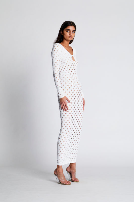 PERFORATED GOWN