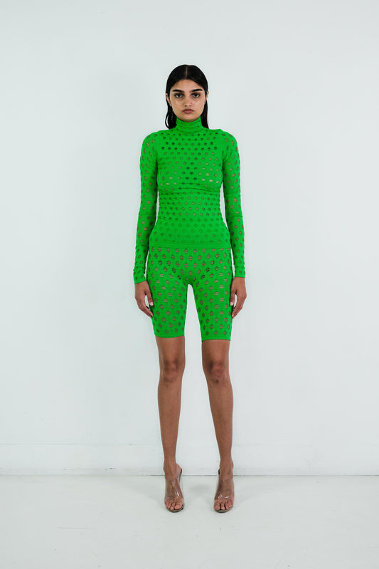 PERFORATED SHORTS