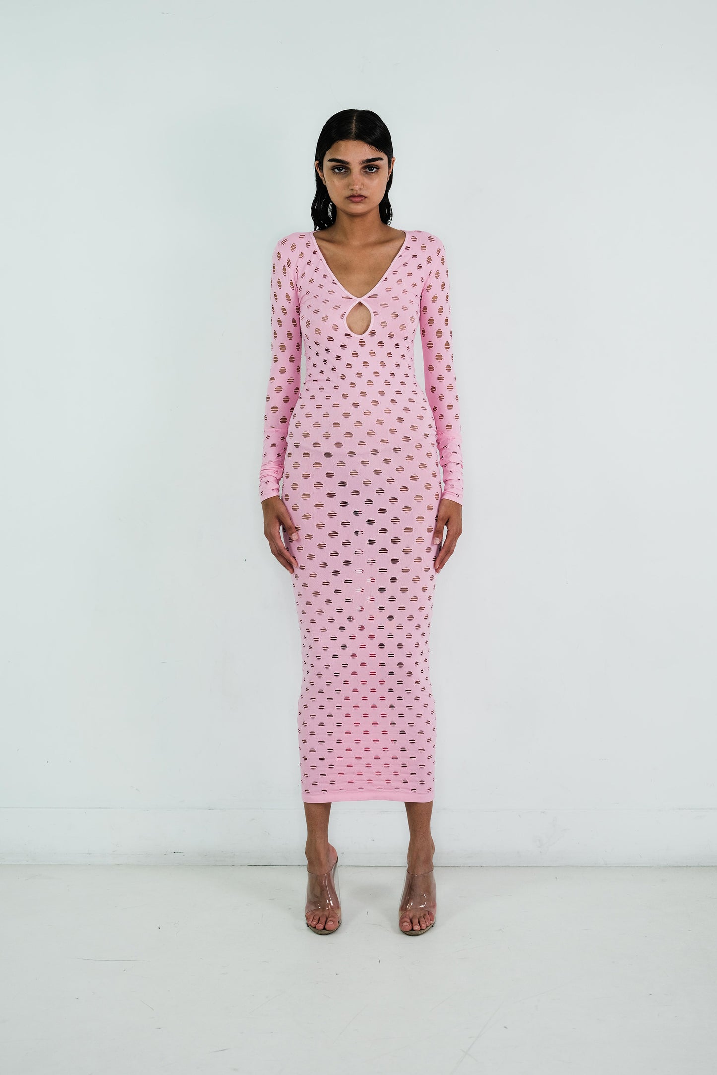 PERFORATED GOWN