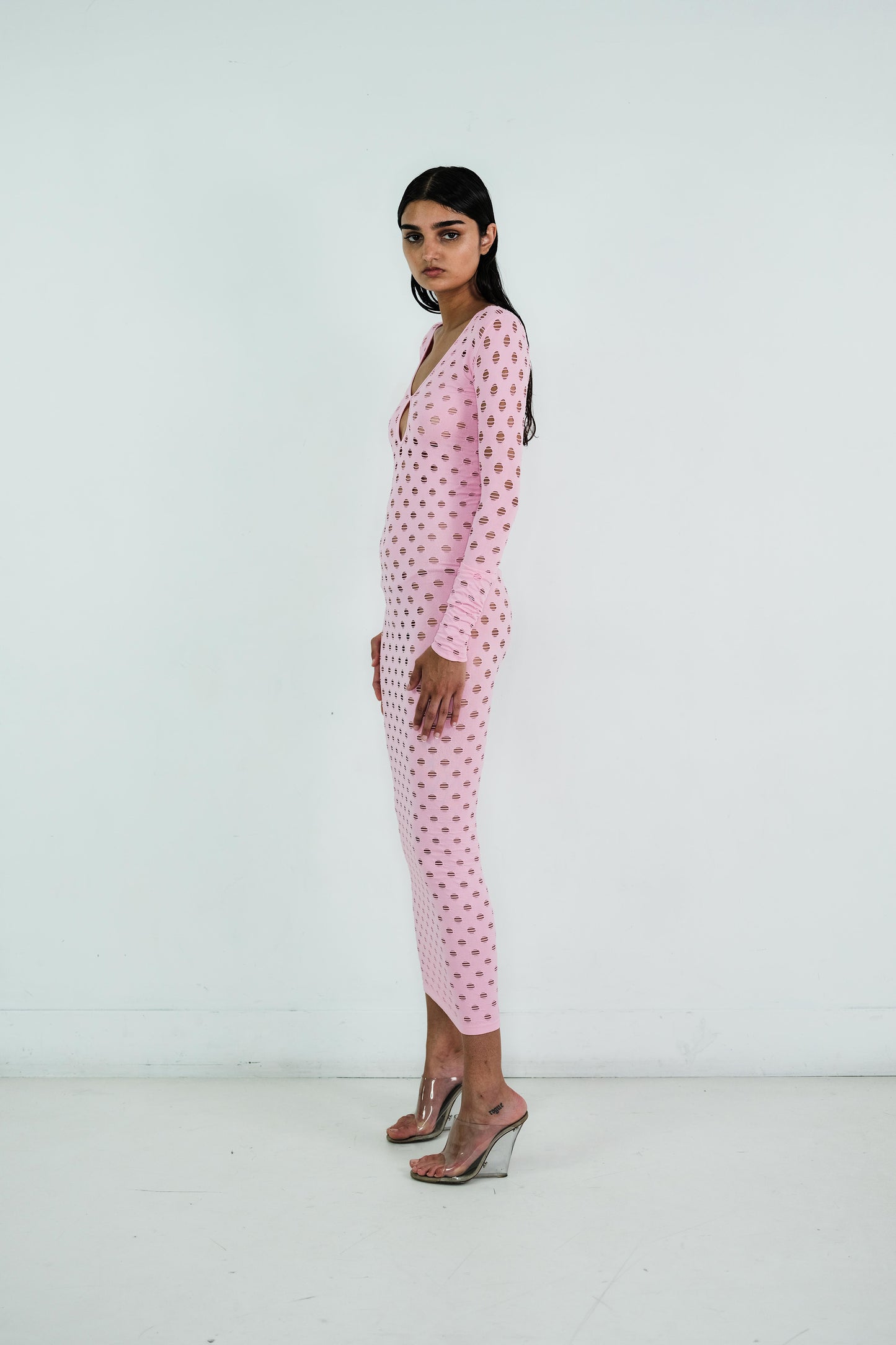 PERFORATED GOWN