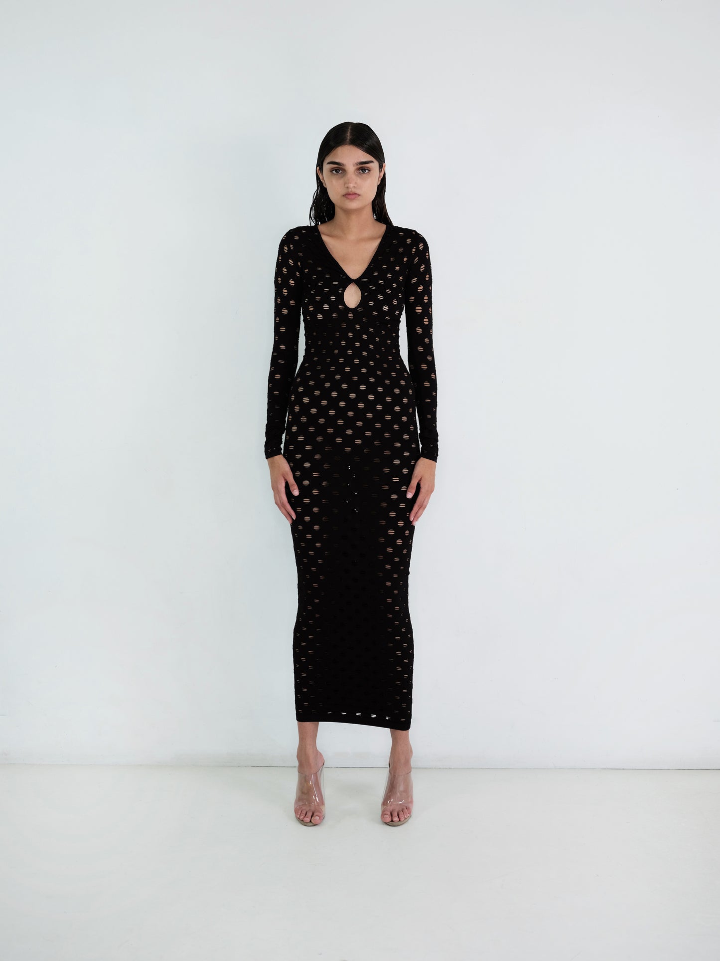 PERFORATED GOWN