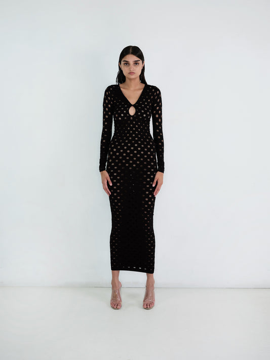 PERFORATED GOWN