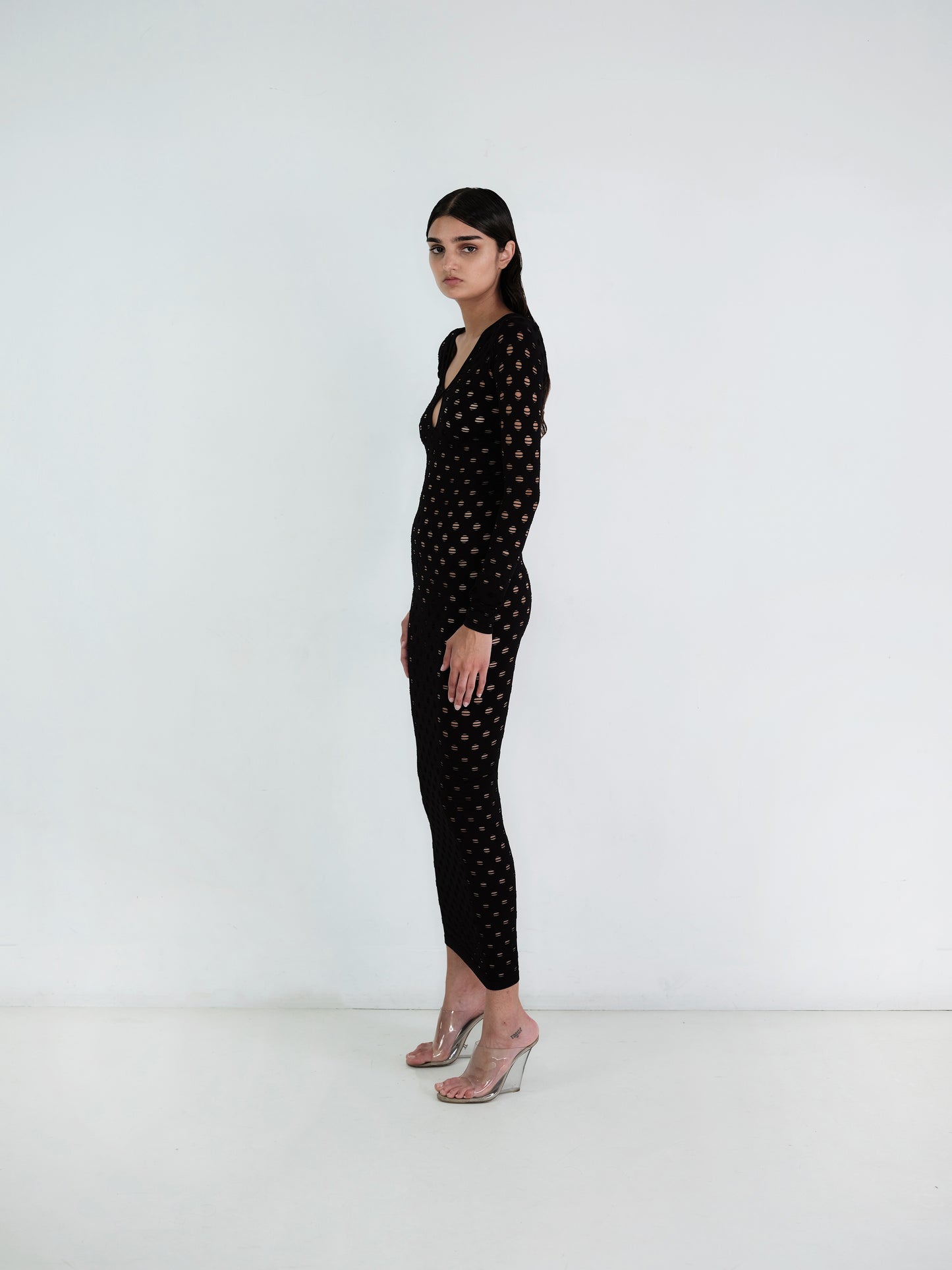 PERFORATED GOWN