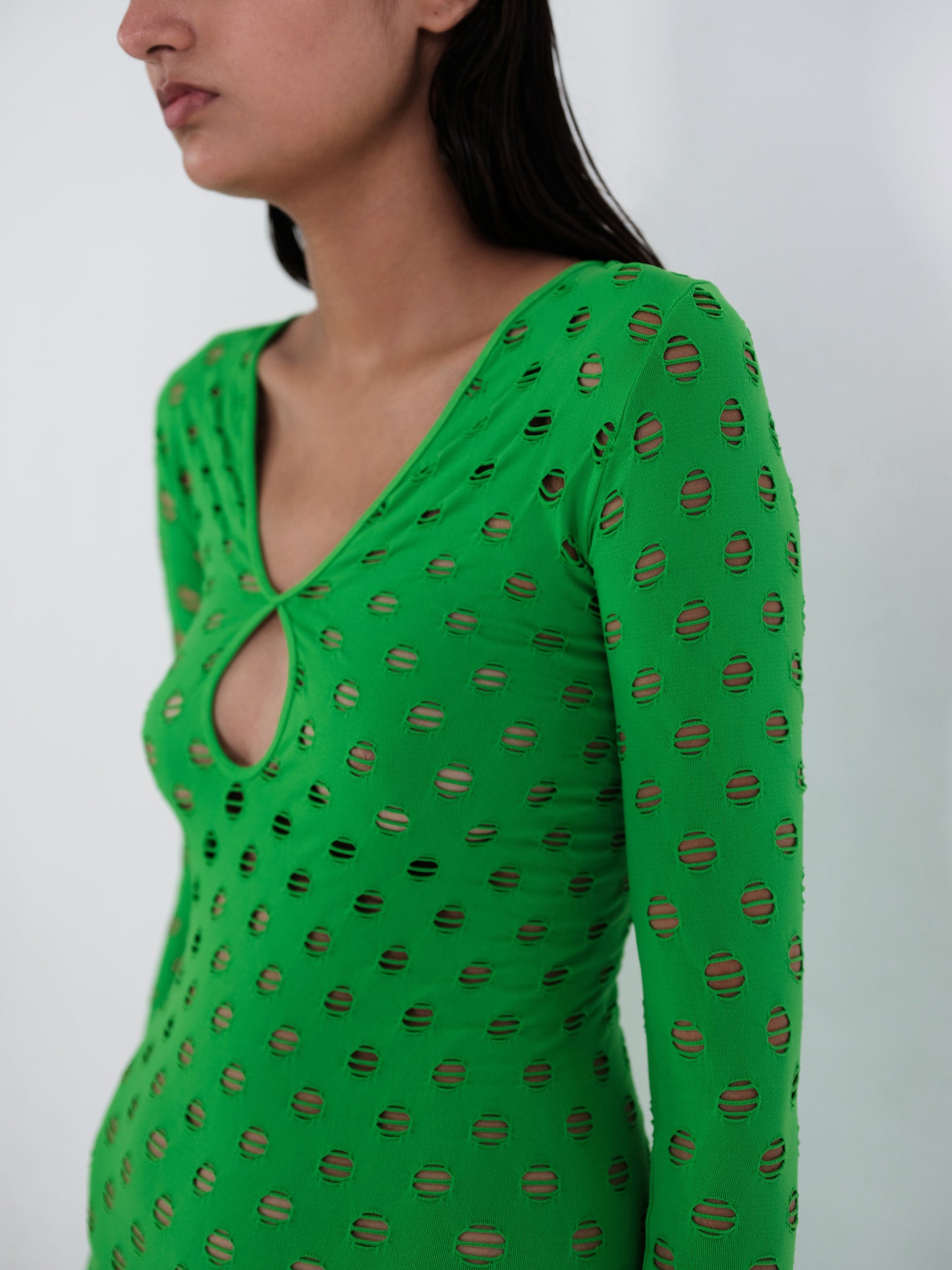 PERFORATED GOWN