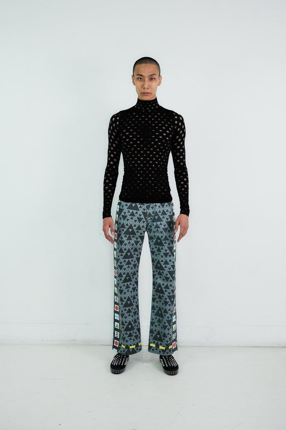 PERFORATED TURTLENECK