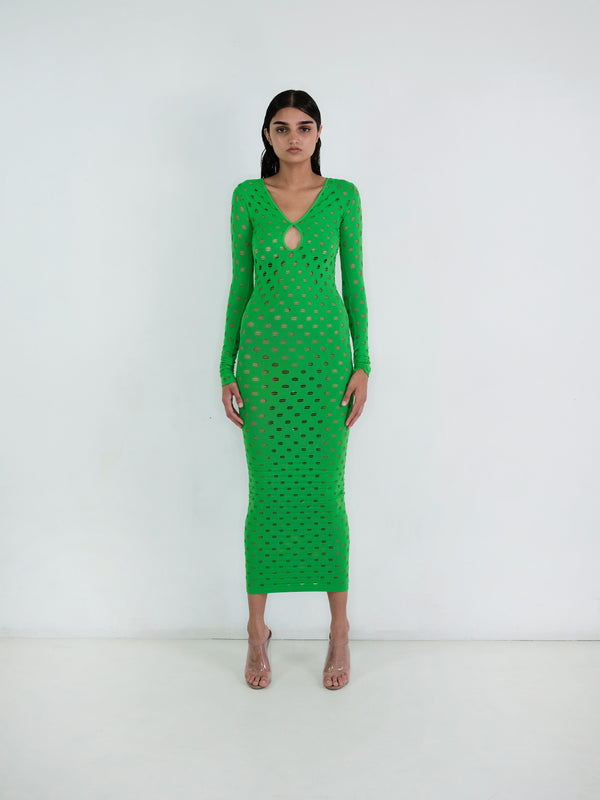 PERFORATED GOWN